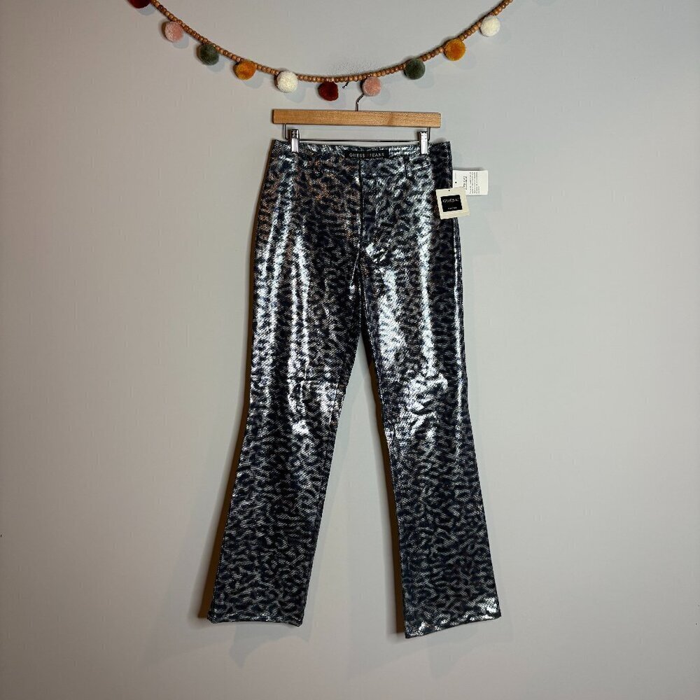 Y2K Guess Deadstock metallic Giselle pants - NWT